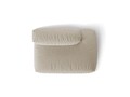 Modul dreapta pentru canapea, 2 locuri, Martina-169, Micadoni Home, 133x106x75 cm, tesatura structurata catifelata, bej deschis