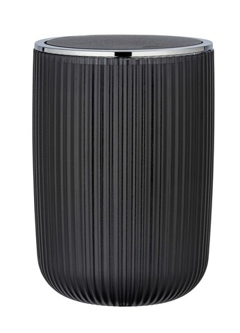 Cos de gunoi, wenko, swing agropoli l, 19 x 19 x 27 cm, 5.5 l, plastic, gri