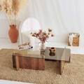 Masuta de cafea Escape, Neostill, 105x65x30 cm, maro