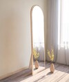Oglinda decorativa, Siam, Emma, 50x160x2.2 cm, MDF , Natural