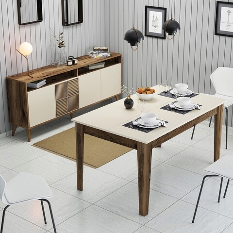 Set mobilier living, Hommy Craft, Milan 525, Nuca / Crema Hommy Craft