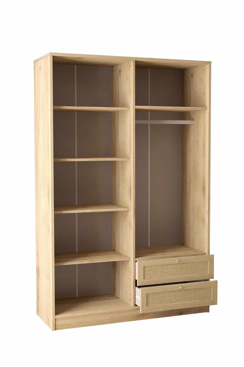 Dulap pentru haine, Hanah Home, Baru 210, 137x210x52 cm, Bej - view 6