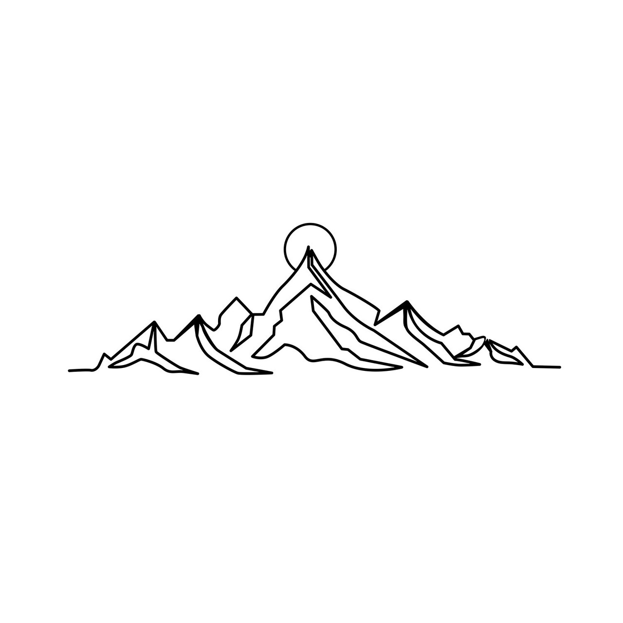Decoratiune de perete, Everest, Dimensiuni: 119,5 x 37 cm, Negru - view 5