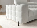 Coltar extensibil dreapta 3 locuri ELTAP, RT-03ROY, Felro, 285x181x93 cm, lemn/poliester, gri deschis