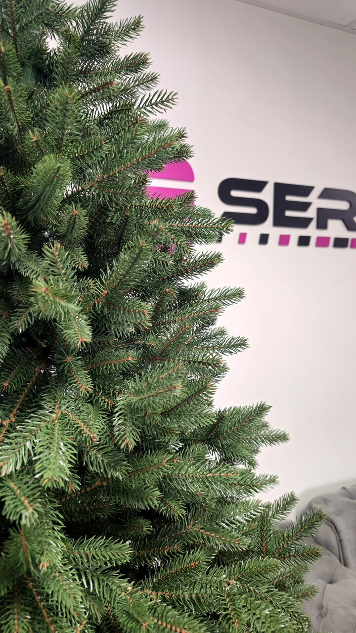 Brad artificial Christmas Deluxe by Sersimo, Alpin Select, integral 3D, 230cm — imaginea 5