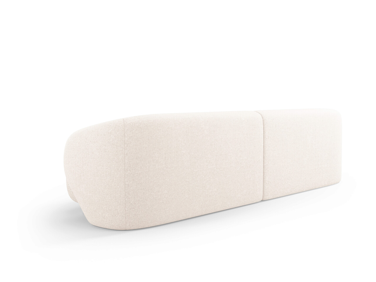 Canapea 4 locuri, Camden, Cosmopolitan Design, 304x102x72 cm, tesatura chenille, bej deschis - 1 | YEO