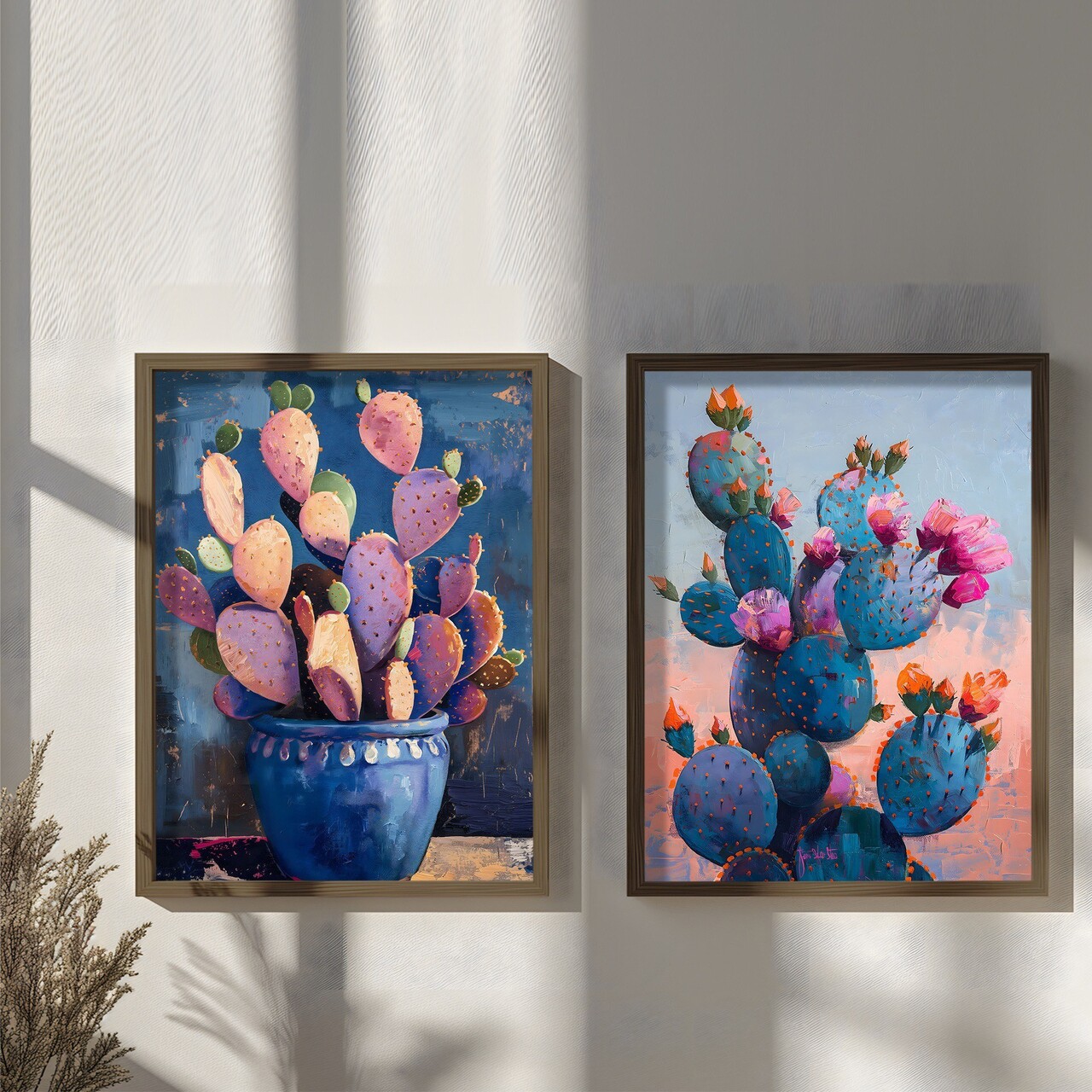 Set 2 tablouri decorative, AI201, Cadru: 100% MOLID, Multicolor - view 2
