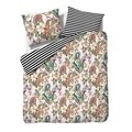 Lenjerie de pat pentru 2 persoane, Royal Textile, Melli Mello Kemya White, 3 piese, 100% bumbac satinat, multicolor