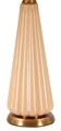 Lampa de masa Perly -H, Mauro Ferretti,  1 x E27, 40W, 36.5x68.5 cm, sticla/fier/textil, perla/auriu