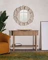 Consola Gothenburg, Mauro Ferretti, 110x40x80 cm, lemn de brad/MDF/fier, maro