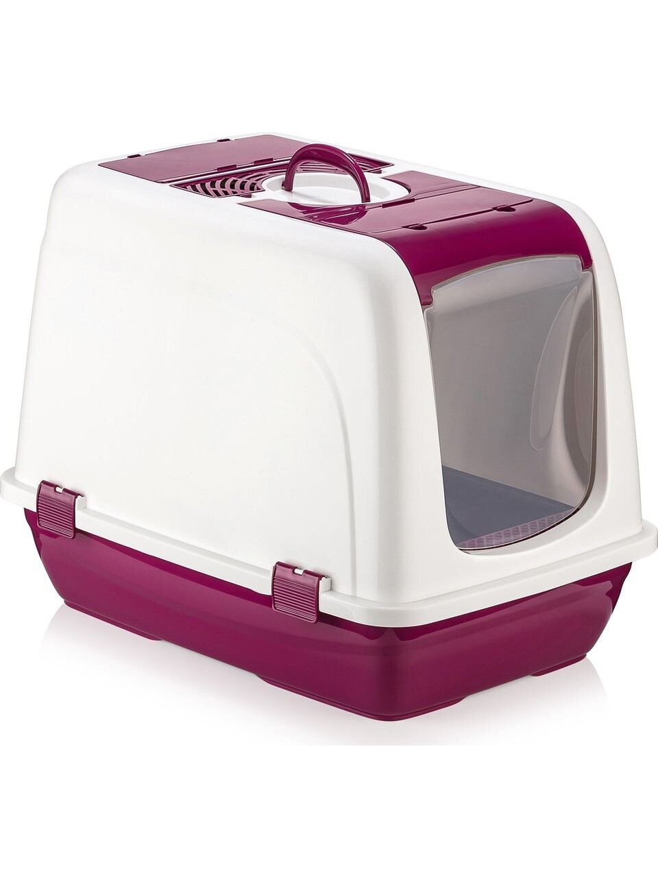 Litiera pentru pisici, Paws &amp; Whiskers, 5092-3, Plastic, Fucsia - view 2