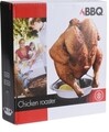 Suport pentru gatit pui BBQ, 17.6x20 cm, inox