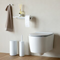 Set 2 agatatori pentru prosoape, Brabantia, MindSet, aluminiu, Alb