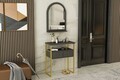 Dulap, Coraline, Mipa Mirrored, Antracit / Aur