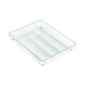 Organizator tacamuri pentru sertar bucatarie Linus, iDesign, 26.5x35x5.7 cm, plastic
