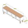 Comoda TV, Hommy Craft, Bohem 851, Crem