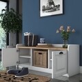 Pantofar, Wren, P2 - 1808, 120 x 45 x 40 cm, pal melaminat, alb/nuc