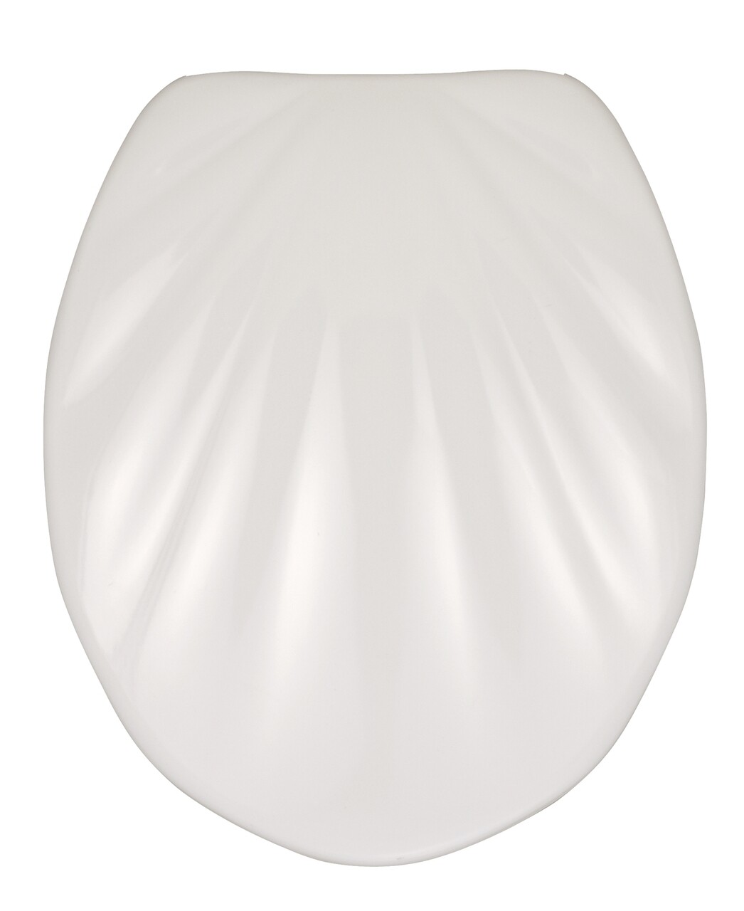 Capac de toaleta cu sistem automat de coborare, Wenko, Shell, 38 x 46 cm, duroplast, alb - 1 | YEO