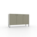 Comoda ADRK, Tili 3D, 124.5x40.8x73.9 cm, PAL laminat, verde eucalipt