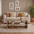 Masuta de cafea, Hanah Home, Rovel, 80.3x32.5x50 cm, Natural