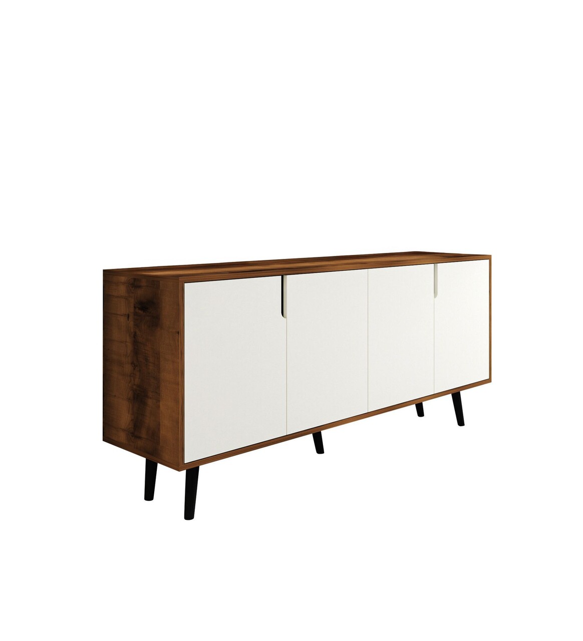 Consola, Hanah Home, Latina Modern 180, 180x80x45 cm, PAL, Nuc/Alb - view 5