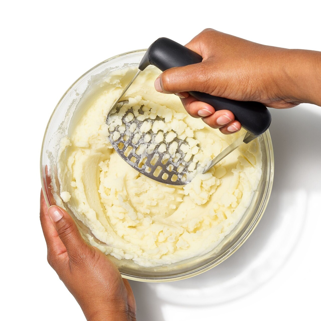 Zdrobitor cartofi, inox, 15 x 10 cm, "Good Grips" - OXO - imagine 2