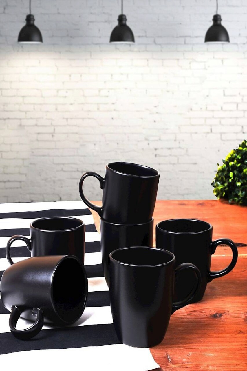 Set cani Keramika 275KRM1712 Ceramica Negru