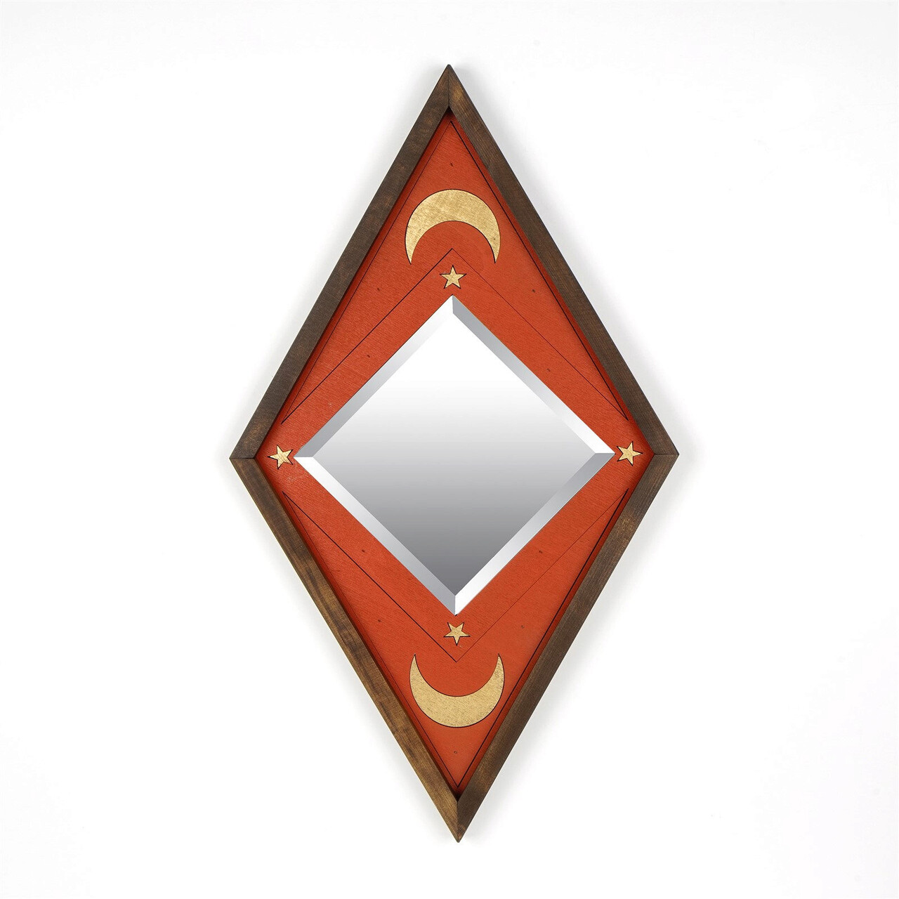 Decoratiune de perete, ART031, Lemn masiv, Dimensiune: 59 x 35 x 3 cm, Multicolor