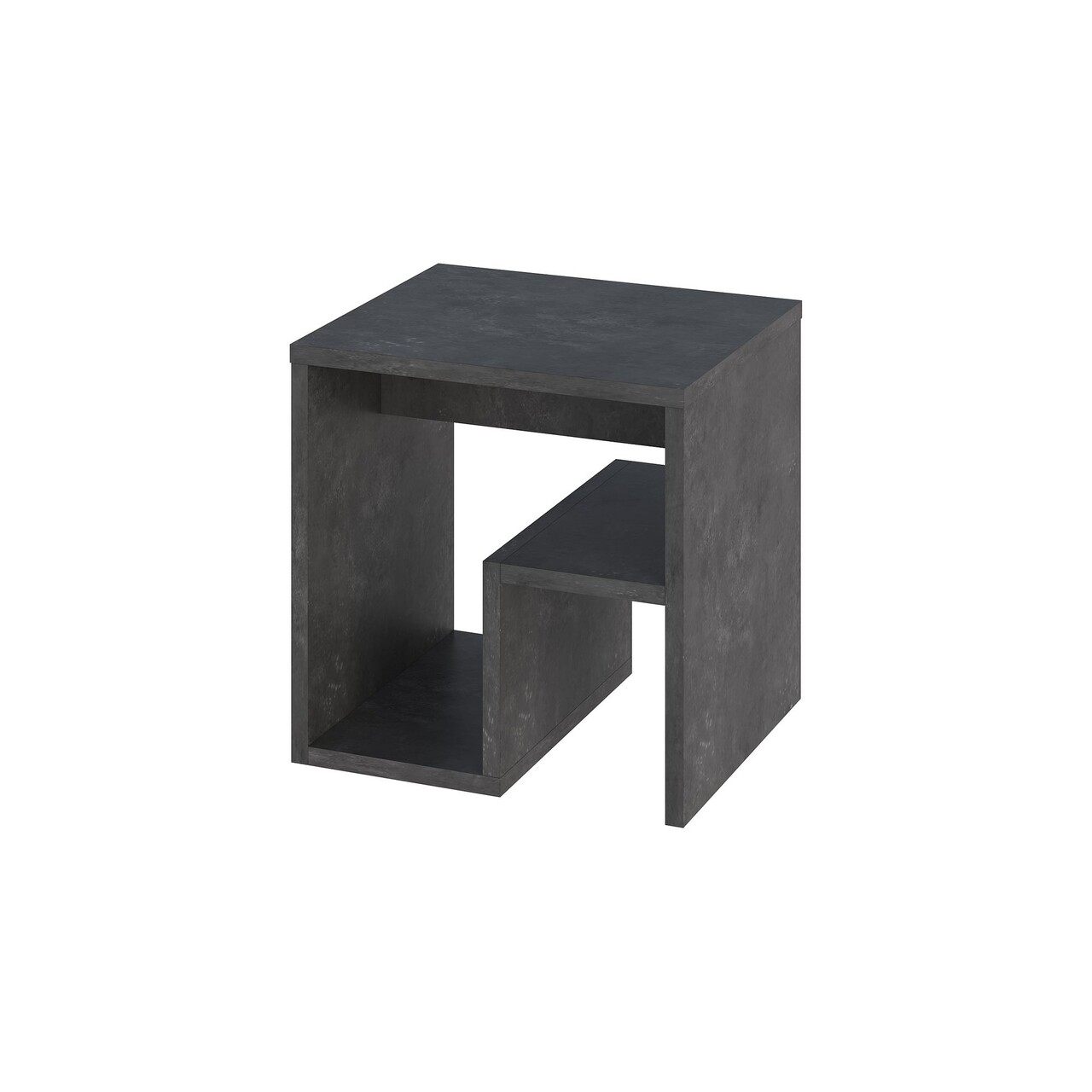 Masuta, Hanah Home, Bon, 40x40x35 cm, Gri retro - imagine 3