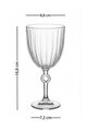 Set de pahare de vin, Hermia, 127RKL1655, Auriu