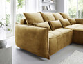 Coltar extensibil dreapta 4 locuri ELTAP, RT-45MAN, Campo, 265x196x88 cm, lemn/poliester, mustar