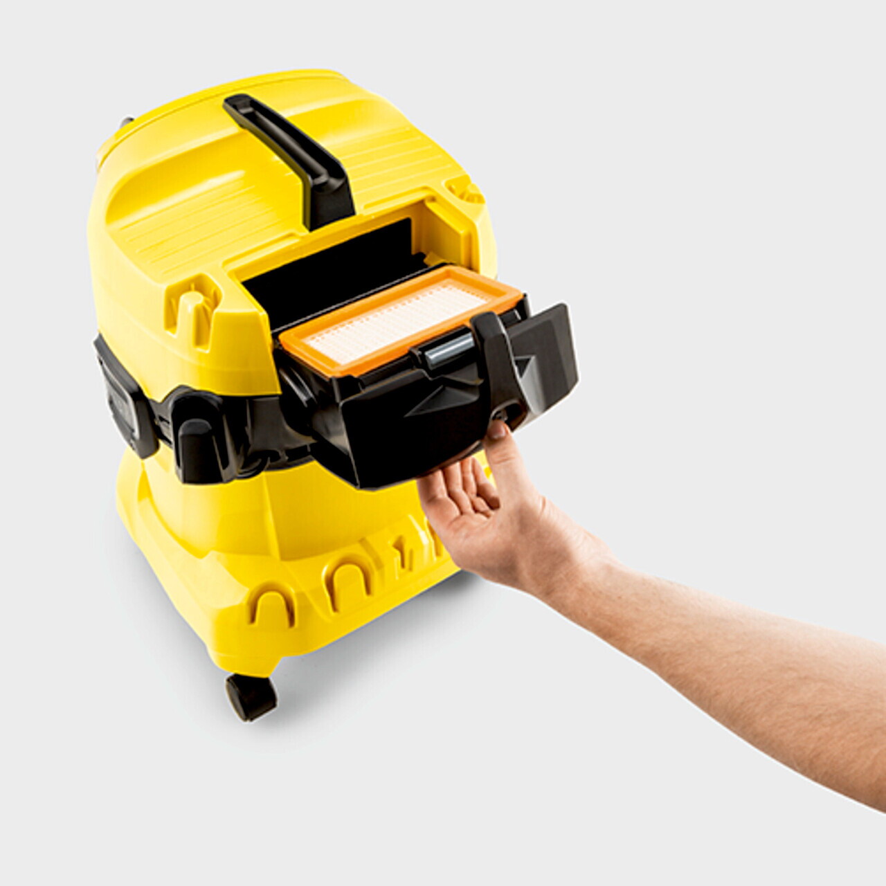 Aspirator umed-uscat WD 4 V-20/5/22, Karcher, galben — imaginea 4