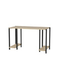 Birou, Retricy, Academy, 125.2x60x73.8 cm, PAL, Negru / Stejar