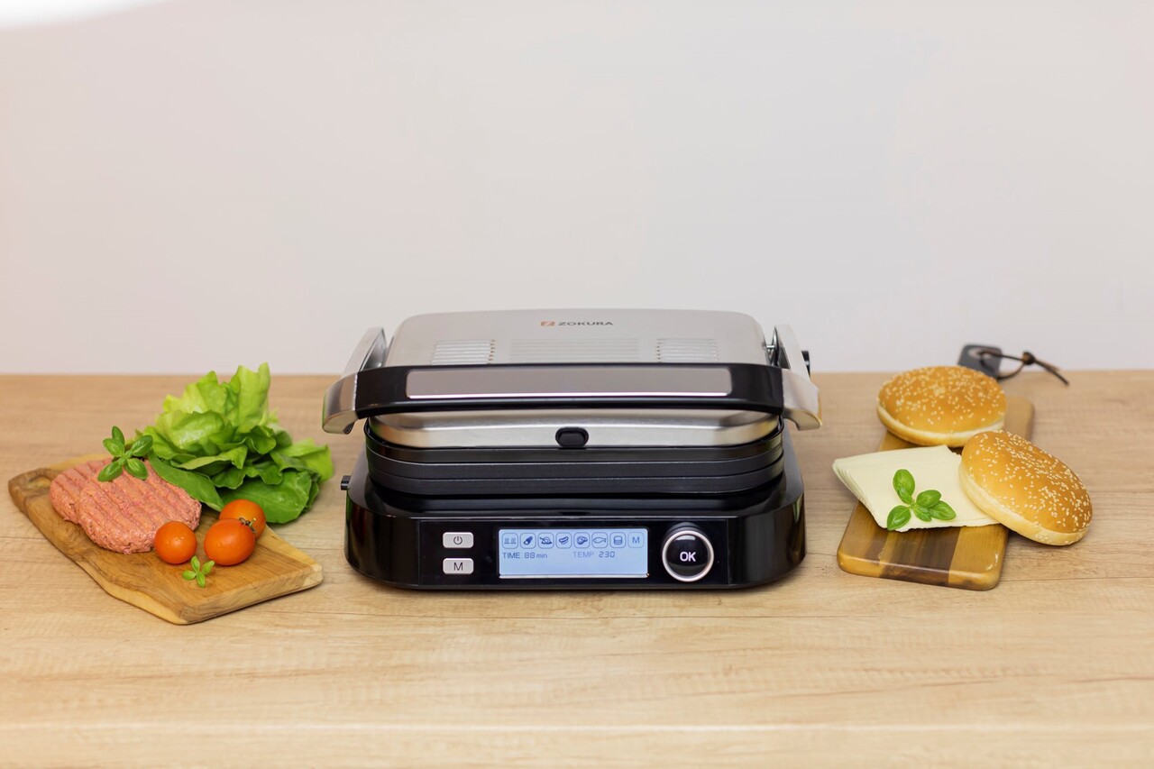 Gratar electric Smart, 2100 W, 7 programe - Zokura - view 7