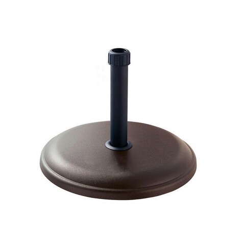 Baza pentru umbrela de gradina 16 kg Ø30 – 35 – 38 mm, 45 x 45 x 5 cm, ciment, maro