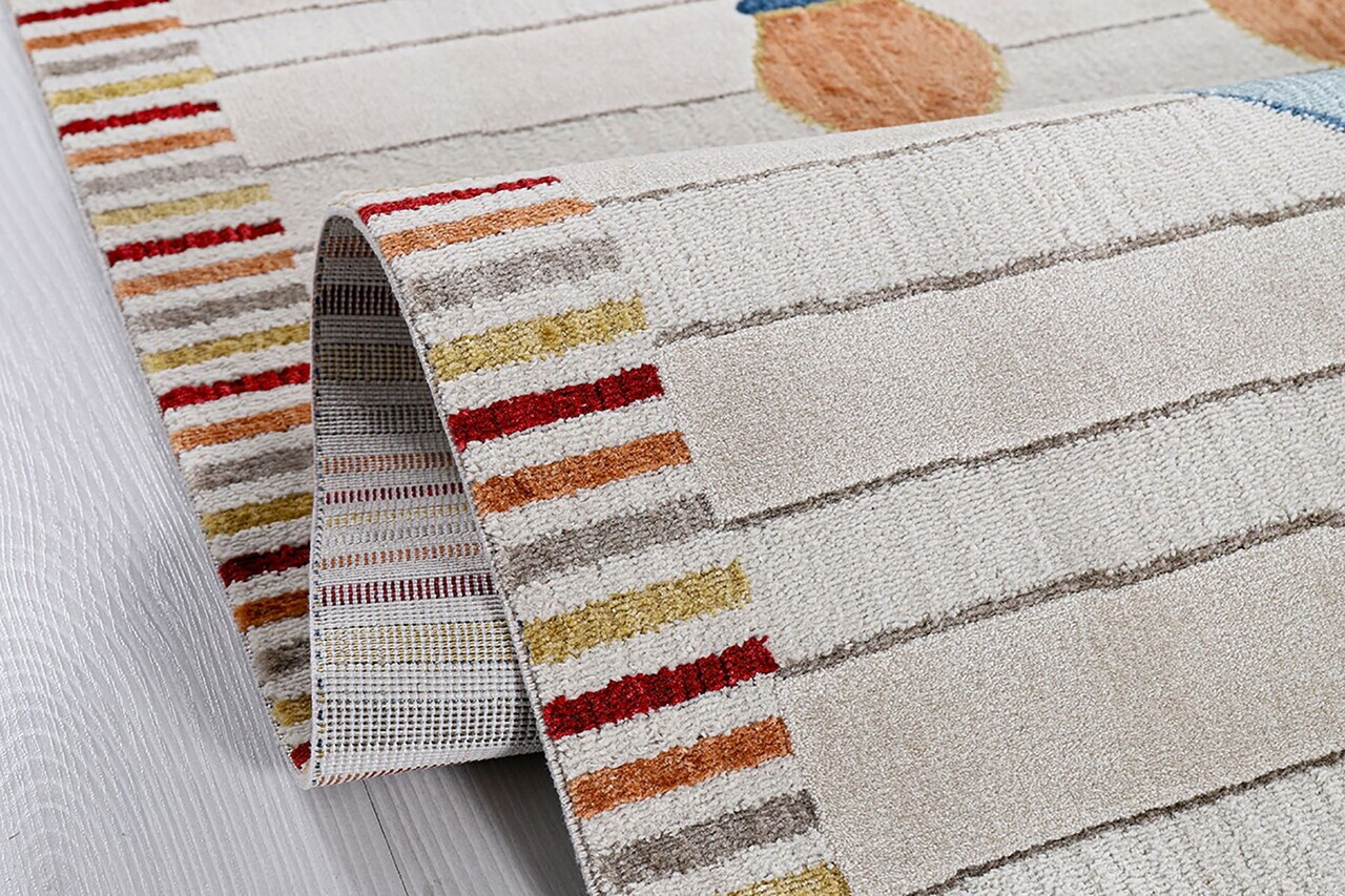 Covor, Colorıum Co007, 80x150 cm, Poliester, Multicolor — imaginea 2
