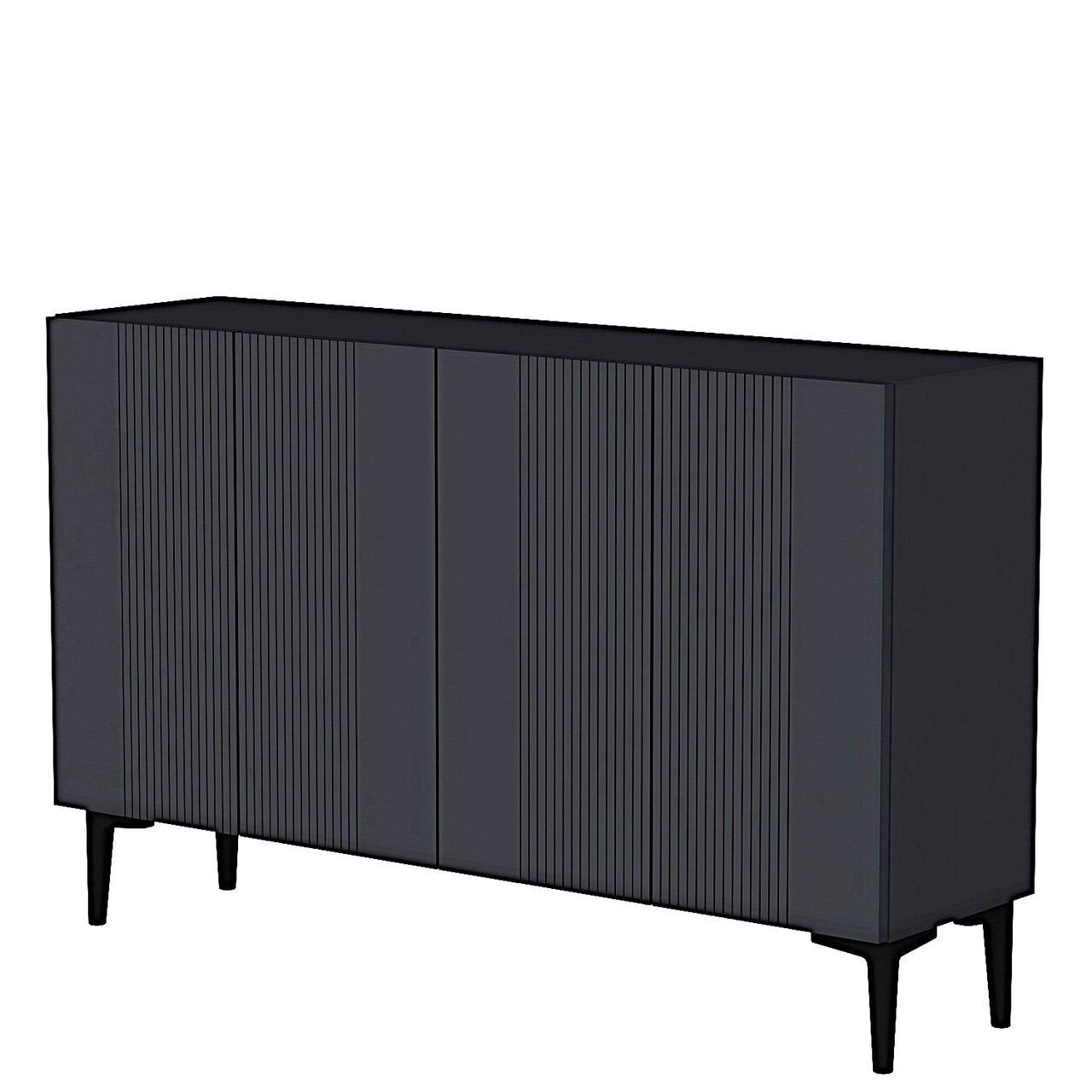 Consola, Hanah Home, Corsa 120, 120x75x32 cm, Antracit - view 6