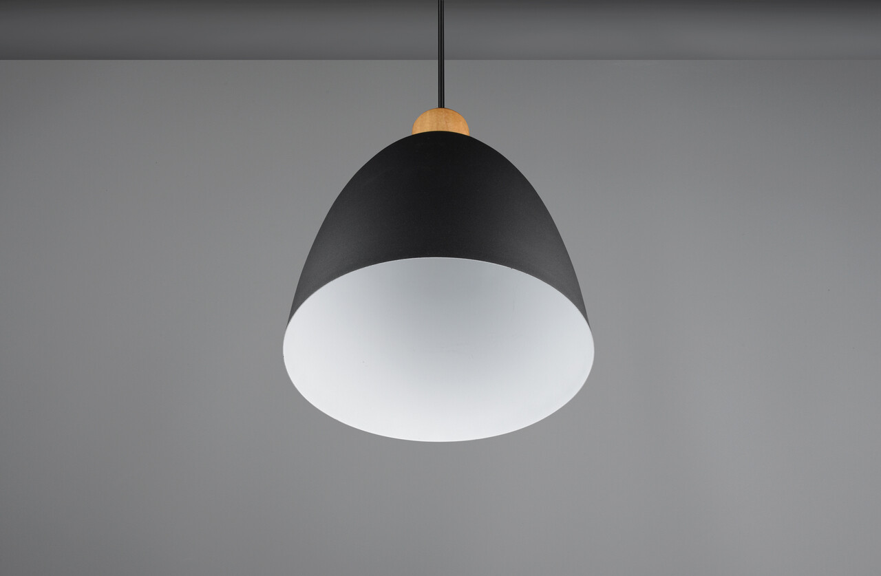 Lustra Jagger, RL, 25x150 cm, 40W, 1x E27, metal, negru mat - view 3