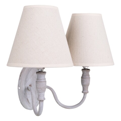 Aplica de perete Alondra, Creaciones Meng, 2 x E14, 40W, metal/in