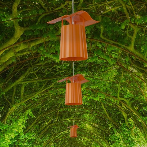 Lustra turuncu, asz.0833, squid lighting, 22x70x24 cm, 20w, portocaliu