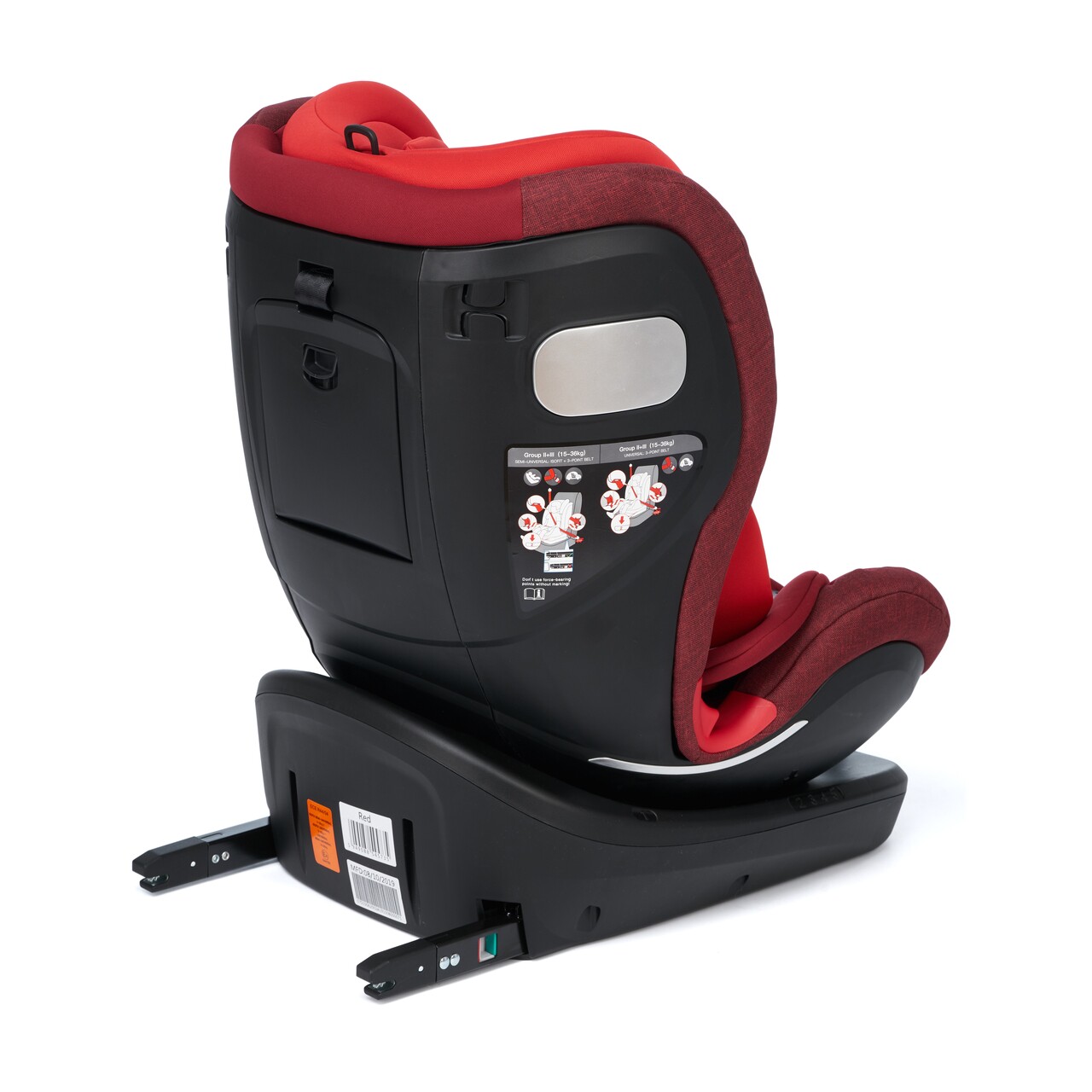 Scaun Auto Rotativ 360 Cu Isofix, U-grow, Rosu