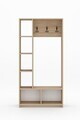 Cuier de perete, Hanah Home, İvriz, 90x182x35 cm, Stejar Sonomo