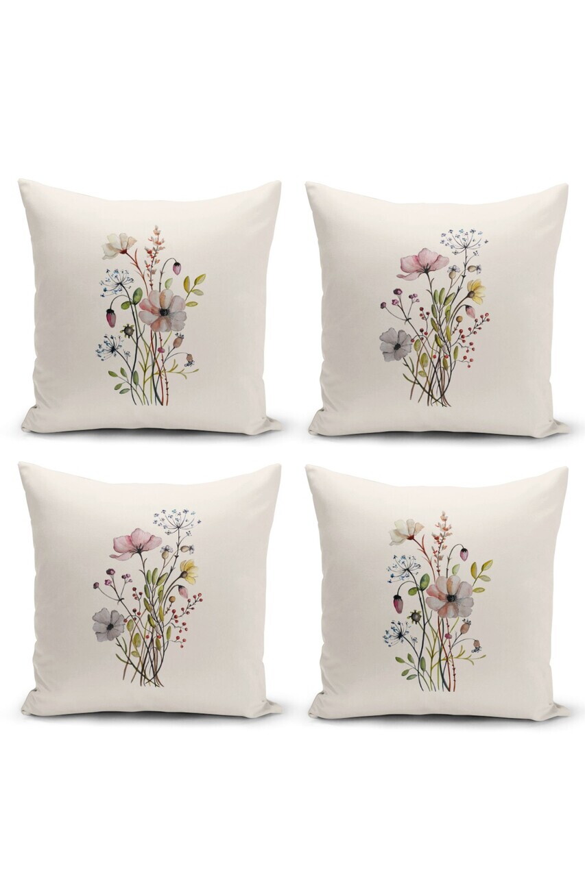 Set fete de perna, Artflowerset4-70, Poliester, Multicolor — imaginea 2