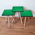 Set masute 3 piese, Leona, 3Shp342, Verde