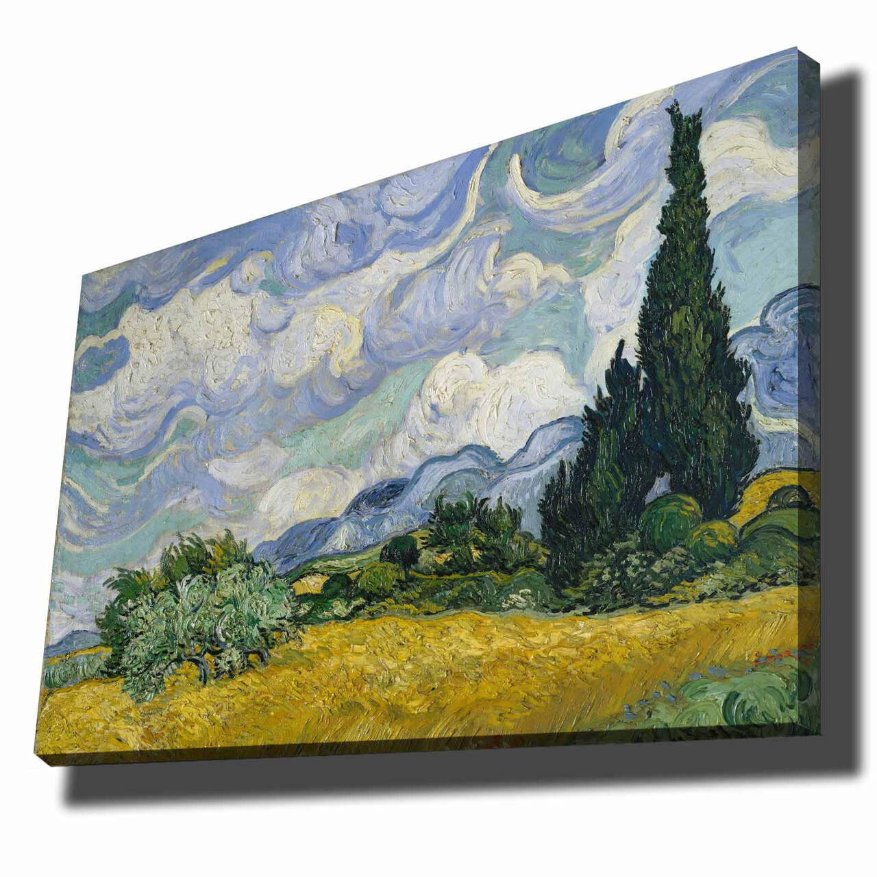 Tablou decorativ, 70100VANGOGH001, Canvas, Lemn, Multicolor - 1 | YEO