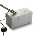 Lampadar Trejo, Versa, 170 x 40 x 200 cm, metal, baza din marmura, alb