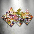 Set 4 tablouri decorative, 4MDF2812607, MDF, Imprimat UV, Multicolor