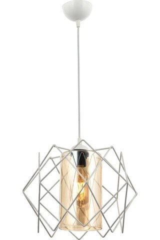 Poza Lustra Yok, 44471, Squid Lighting, 60x15x13 cm, 60W, alb/galben