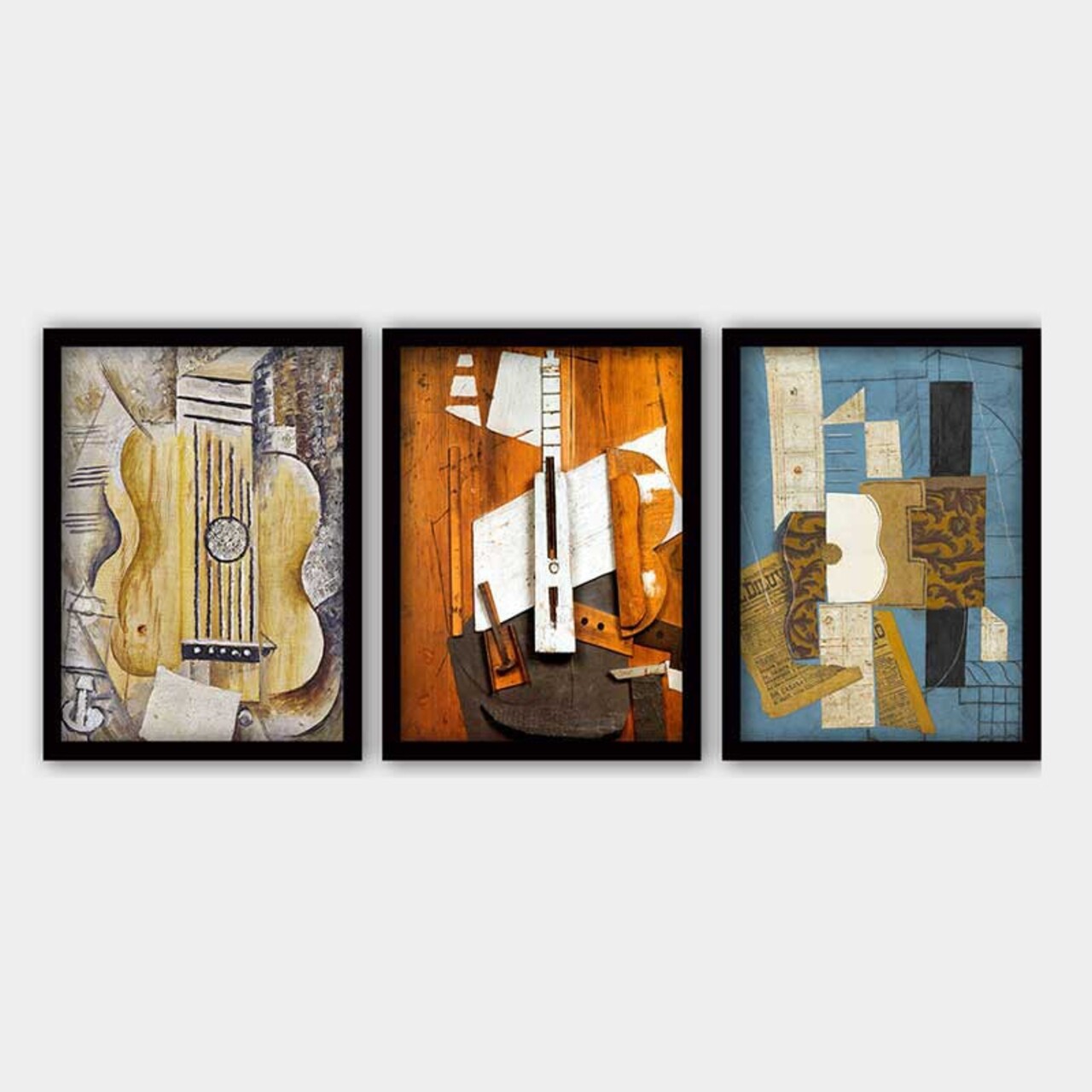 Set 3 tablouri decorative 3SC_UNPP14_5575 Polistiren Multicolor