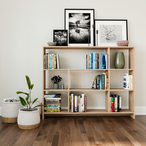 Corp biblioteca, Colman, Lavina, 152.2x25x119.6 cm, Stejar Colman